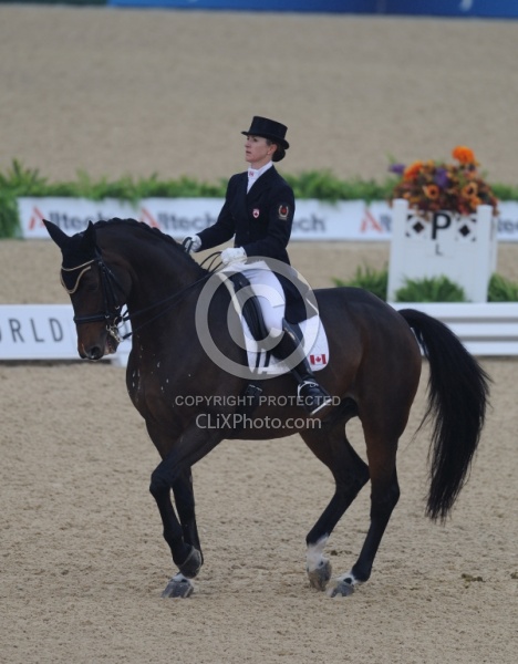 Belinda Trussell and Anton WEG 2010