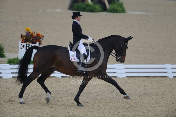 Belinda Trussell and Anton WEG 2010
