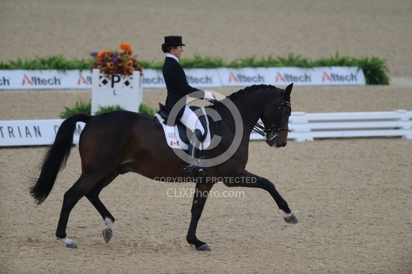 Belinda Trussell and Anton WEG 2010