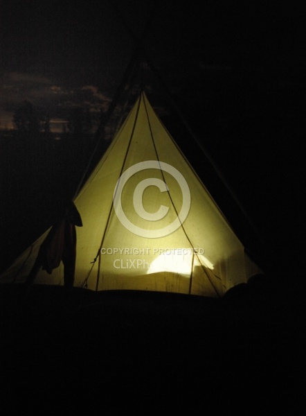 Tent Site at Blue Sky Sage, WY
