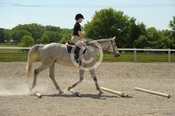 Schooling Over Poles