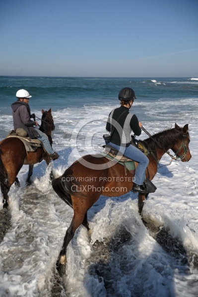 Riding on the Beach at Ricochet Ridge Ranch
