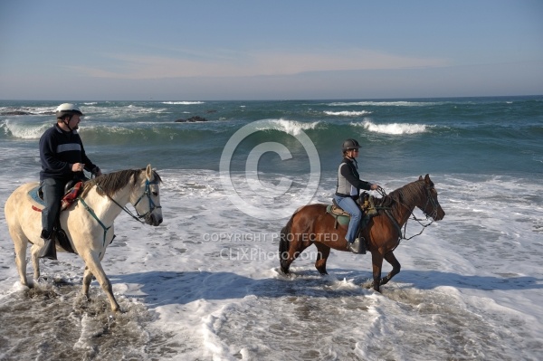 Ricochet Ranch Riding on the beach at Ricochet Ridge Ranch
