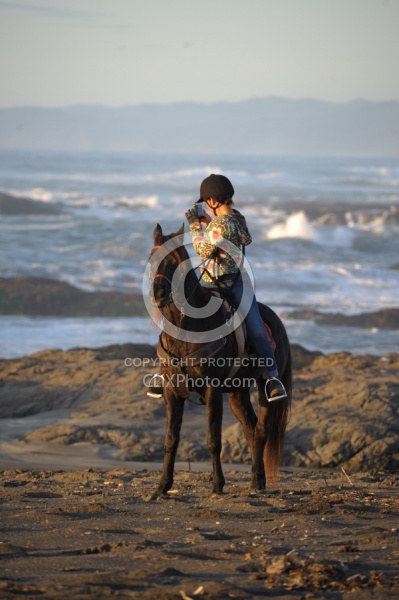 Riding on the beach at Ricochet Ridge Ranch Riding on the beach at Ricochet Ridge Ranch