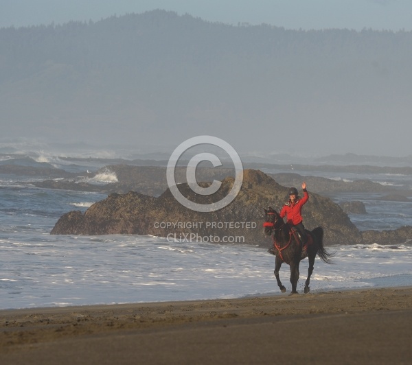 Riding on the beach at Ricochet Ridge Ranch Riding on the Beach at Ricochet Ridge Ranch