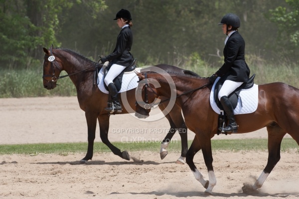 Dressage Warm Up Area