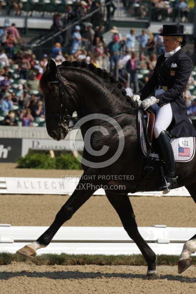 Tina Konyot on Calecto V Alltech WEG Dressage