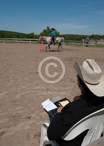 Judge at Appaloosa Show
