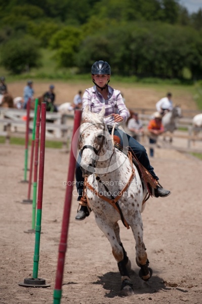Appaloosa Pole Bending