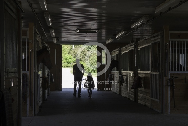 Barn interior