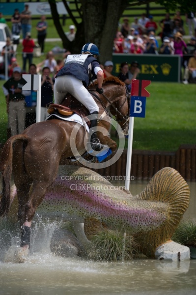 Karen O Connor and Mr. Medicott Rolex 2012 Hind legs in Action