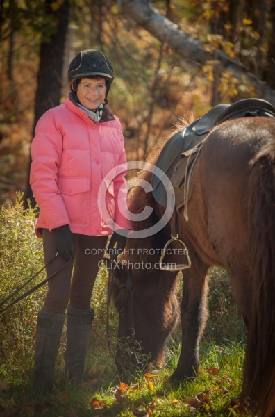 Vermont Icelandic Horse Farm Fall Colours Ride
