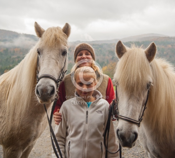 Vermont Icelandic Horse Farm Fall Colours Ride