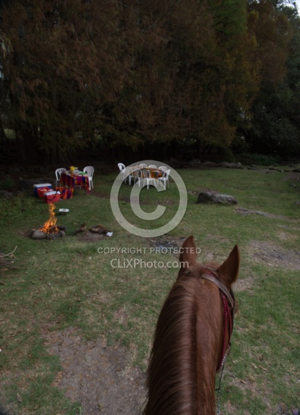Lunch by the Cascading River