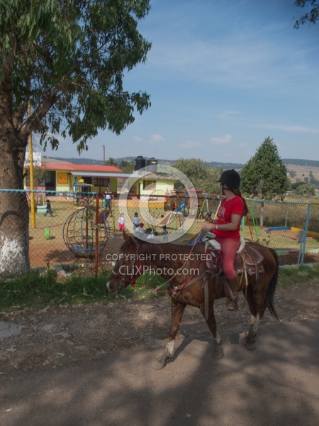 Riding past Schools and Street Markets