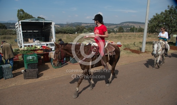 Riding past Schools and Street Markets