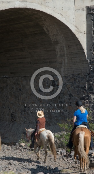 Riding under and iover Highways in Mexico