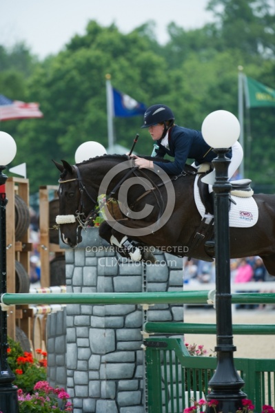Rolex Stadium Jumping Madeline Blackman and Gordonstown Rolex 2012