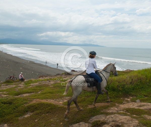 Beach Riding in Costa Rica