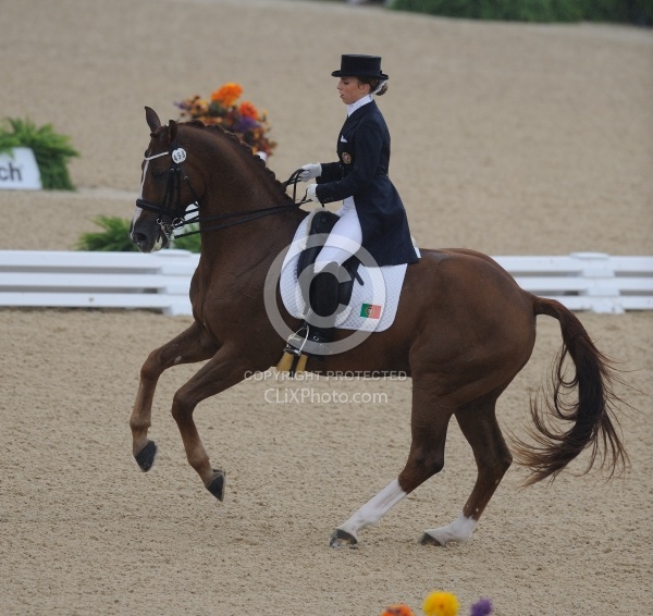 Mafalda Galiza Mendes and D'Artagnan WEG 2010