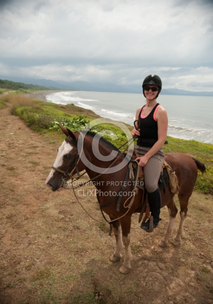 Beach Riding in Costa Rica