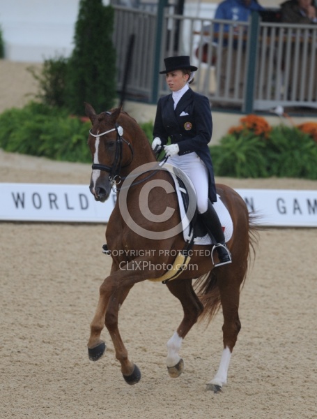 Mafalda Galiza Mendes and D'Artagnan WEG 2010
