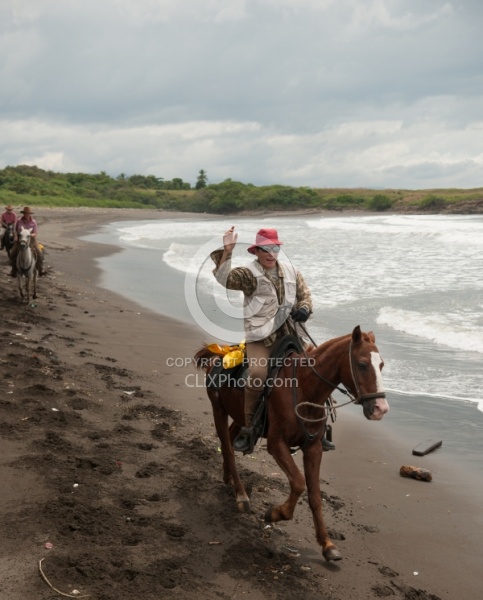 Beach Riding in Costa Rica