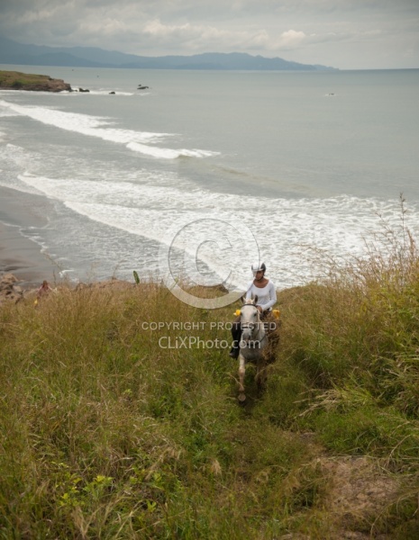 Beach Riding in Costa Rica