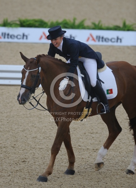 Mafalda Galiza Mendes and D'Artagnan WEG 2010
