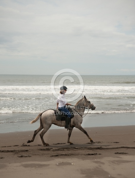 Beach Riding in Costa Rica