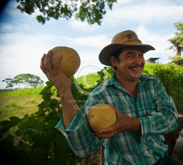 Stanley with Cantaloupe on the Trail