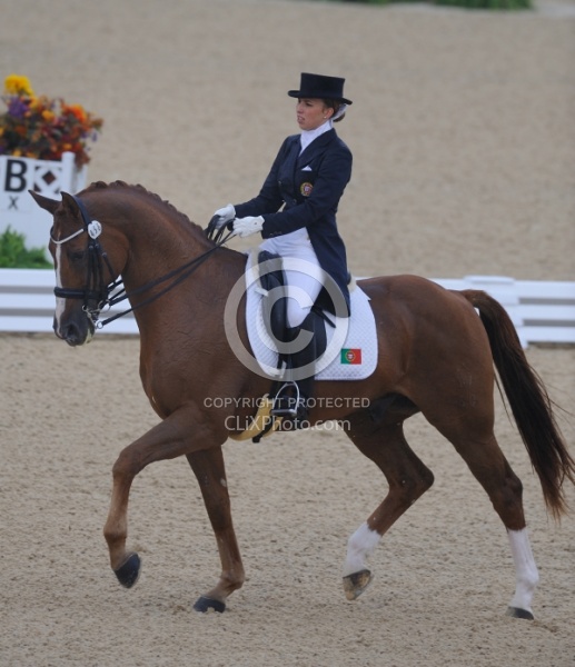 Mafalda Galiza Mendes and D'Artagnan WEG 2010