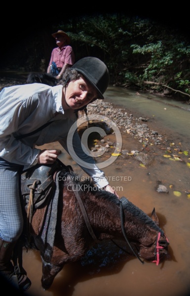 Riding in the River