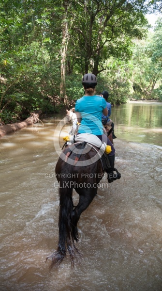 Riding in the River