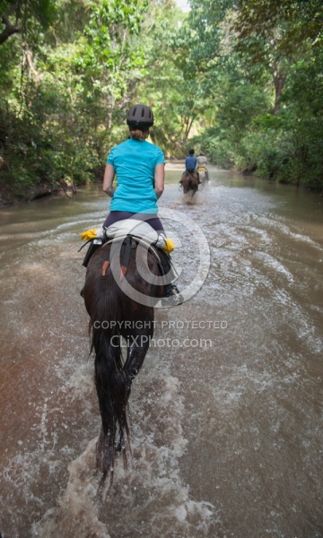 Riding in the River