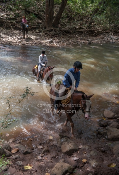 Riding in the River