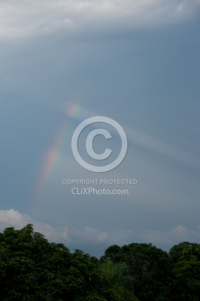 Rainbow at Sunset near Maravilla
