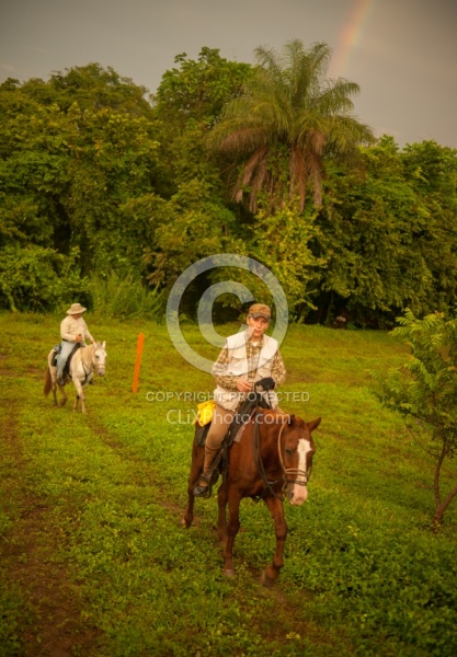 Rainbow at Sunset near Maravilla