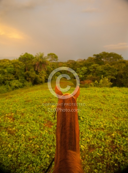 Rainbow at Sunset near Maravilla