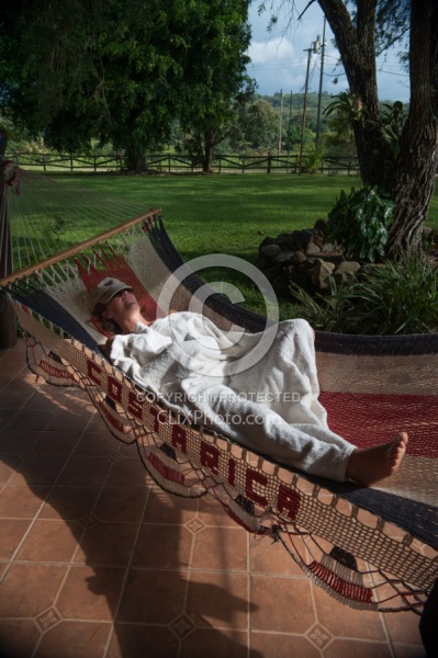 Ali takes a nap at Maravilla