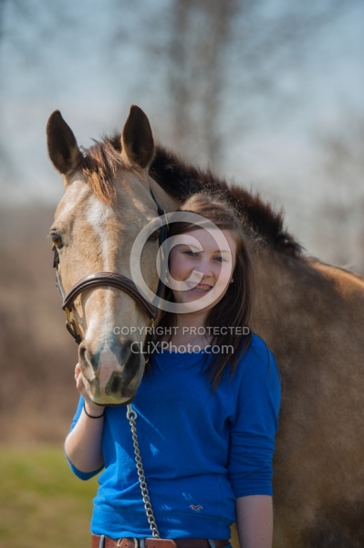 Quarter Pony with People
