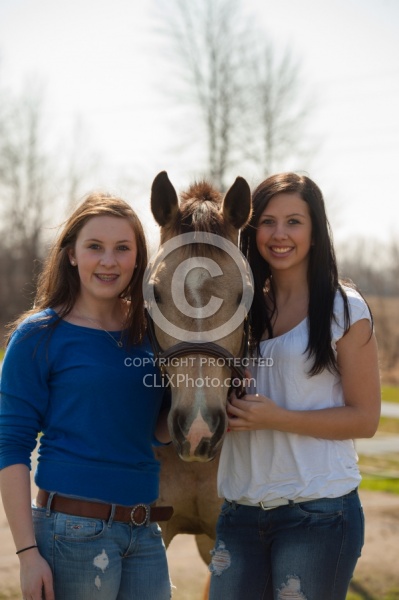 Quarter Pony with People