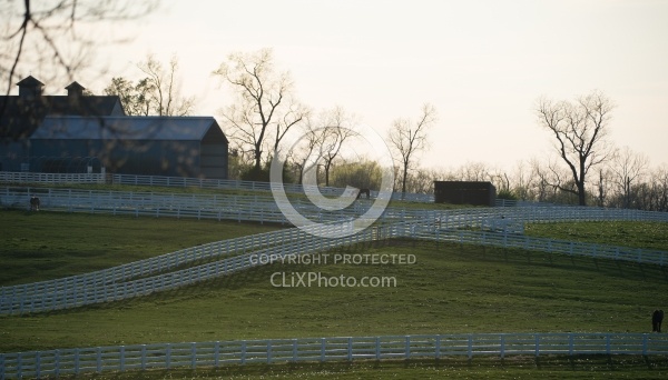 The Kentucky Horse Park at Sunset