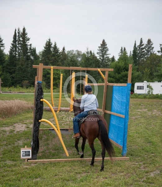 Horse Country Campground Riding the Obstacle Course at Horse Country Campgrounds