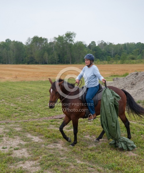 Horse Country Campground Riding the Obstacle Course at Horse Country Campgrounds