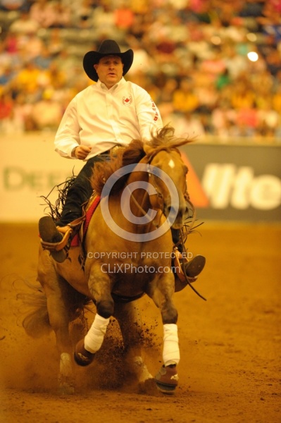 Duane Latimer and Dun Playin Tag Reining WEG 2010