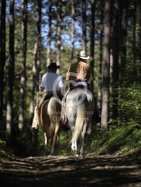 Ganaraska Skills Ride 2011 Trail Riding in Group