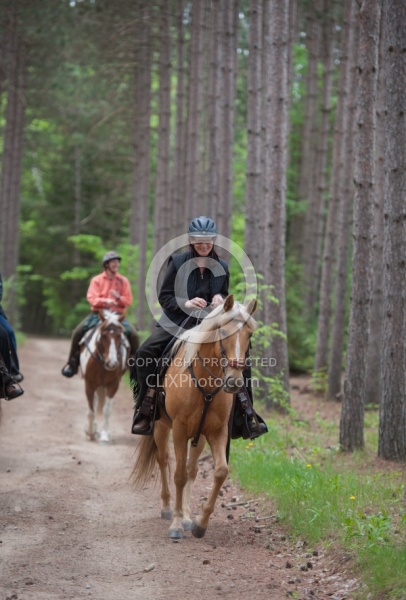 Trail Riding in Group