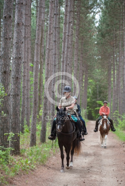 Trail Riding in Group
