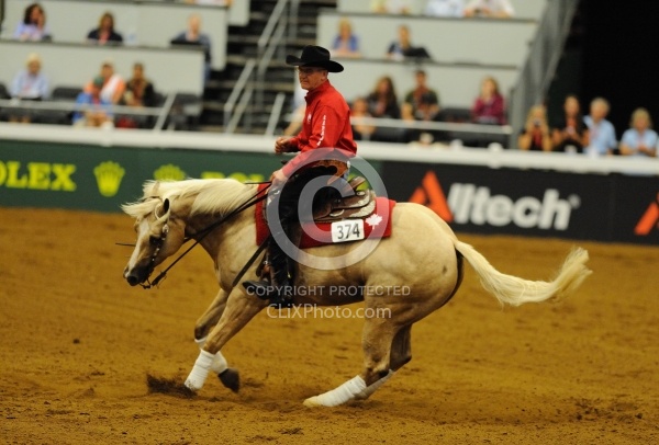 Vernon Sapergia and Its Wimpys Turn WEG 2010 Reining